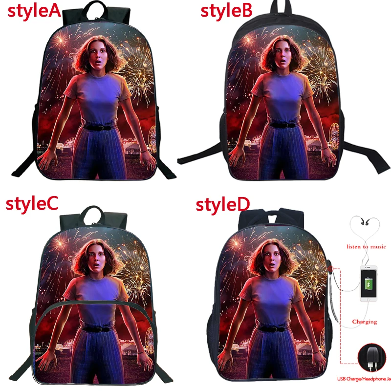 TV Stranger Things Backpack Women Men USB Charge Backpack Multifunction School Bags for Teenage Girls Boys Travel Shoulder Bags
TV Stranger Things Backpack Women Men USB Charge Backpack Multifunction School Bags for Teenage Girls Boys Travel Shoulder Bags