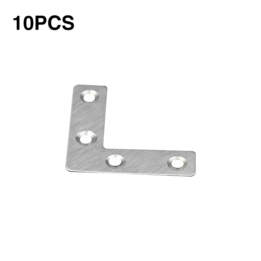 10pcs/set Furniture Accessories Flat Corner Braces Table Stainless Steel Easy Install Practical Multifunction For Wood Frame
10pcs/set Furniture Accessories Flat Corner Braces Table Stainless Steel Easy Install Practical Multifunction For Wood Frame