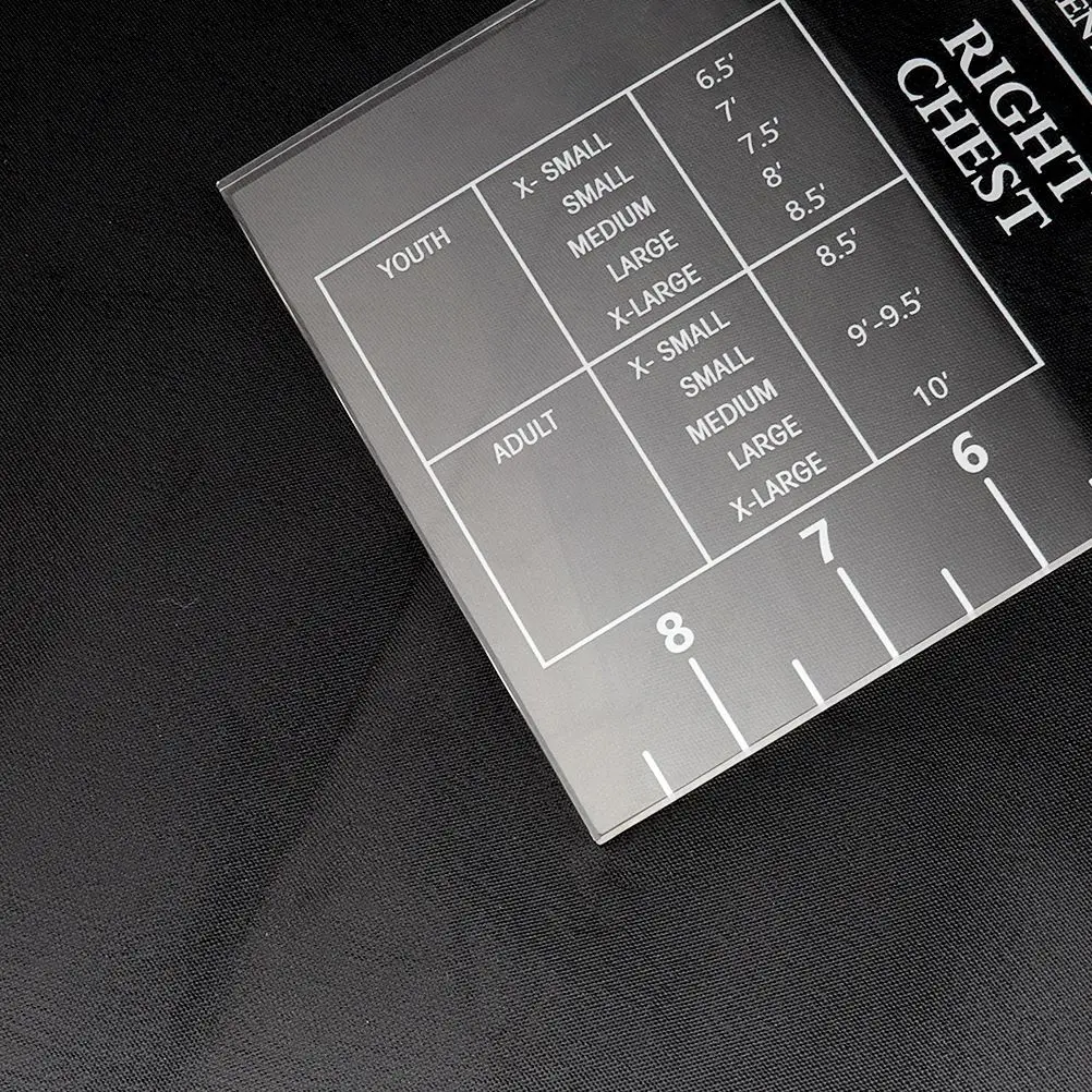 T-Shirt Ruler Guide Acrylic Vinyl T-Shirt Ruler Guide For Vinyl Press And Sublimation HTV Hot Pressing Chart Ruler
T-Shirt Ruler Guide Acrylic Vinyl T-Shirt Ruler Guide For Vinyl Press And Sublimation HTV Hot Pressing Chart Ruler