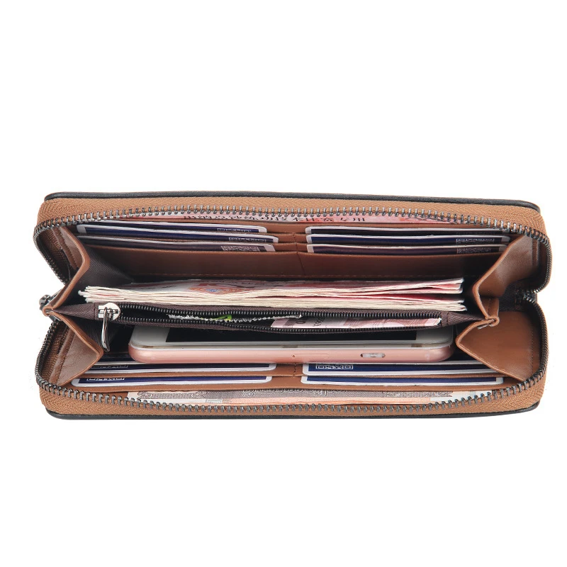 Long Wallet Multifunctional Men's Mobile Phone Bag Korean Zipper Clutch Bag Wild Coin Purse Wallets for Men Luxury
Long Wallet Multifunctional Men's Mobile Phone Bag Korean Zipper Clutch Bag Wild Coin Purse Wallets for Men Luxury