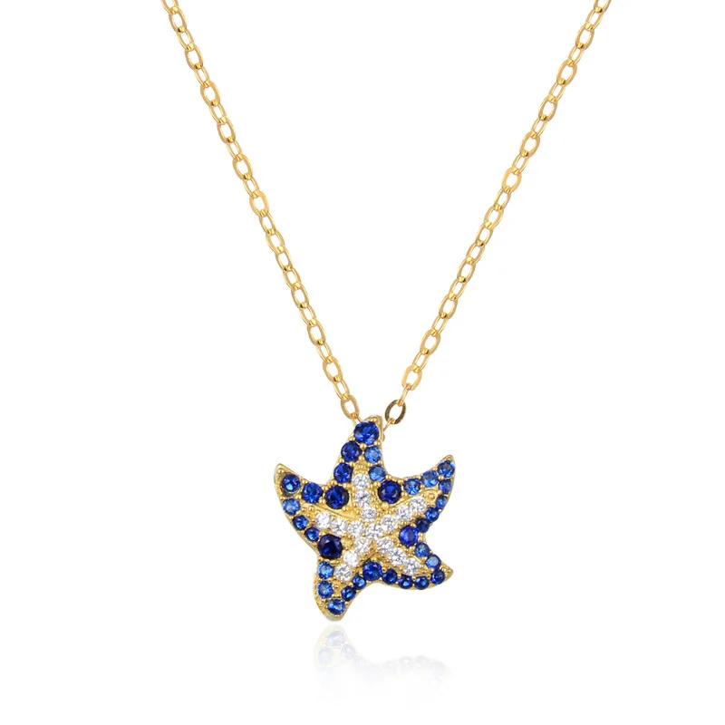 Hemiston 925 Silver Sterling Necklace Star With Blue Zircon ,2021 Brand New Fashion Jewelry Link Chain Gift For Women
Hemiston 925 Silver Sterling Necklace Star With Blue Zircon ,2021 Brand New Fashion Jewelry Link Chain Gift For Women