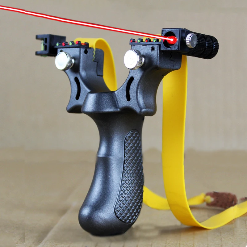Hunting Resin Slingshot with Laser Light Sight Level with Flat Rubber Band Powerful Sling Shot Bow Outdoor Hunting Shooting
Hunting Resin Slingshot with Laser Light Sight Level with Flat Rubber Band Powerful Sling Shot Bow Outdoor Hunting Shooting