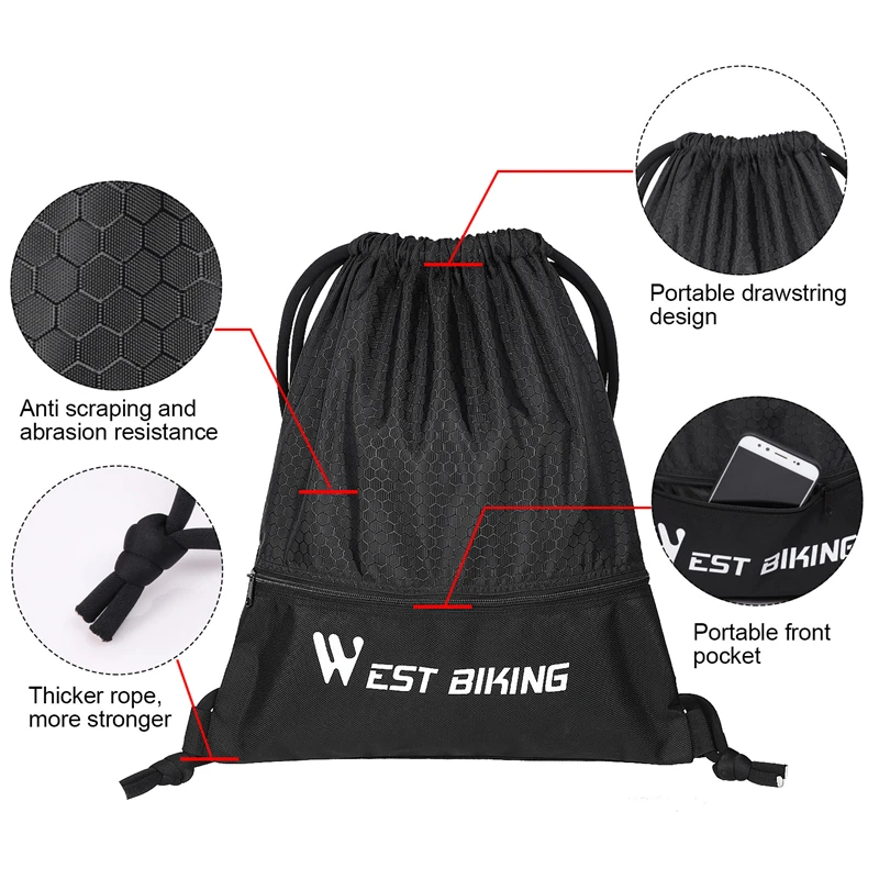 Велосипедная сумка WEST BIKING ультралегкий рюкзак 15 л для велоспорта вместительный