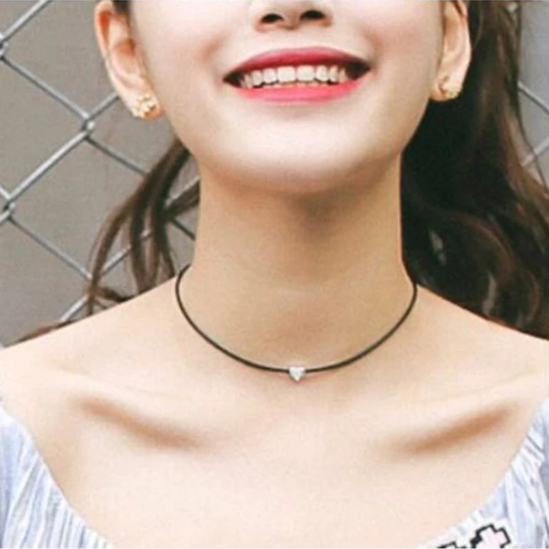 DIY Leather Rope Choker/Necklace With 925 Sterling Silver Lobster Clasp Connector Buckle Rubber Cord Jewelry Accessories Black
DIY Leather Rope Choker/Necklace With 925 Sterling Silver Lobster Clasp Connector Buckle Rubber Cord Jewelry Accessories Black