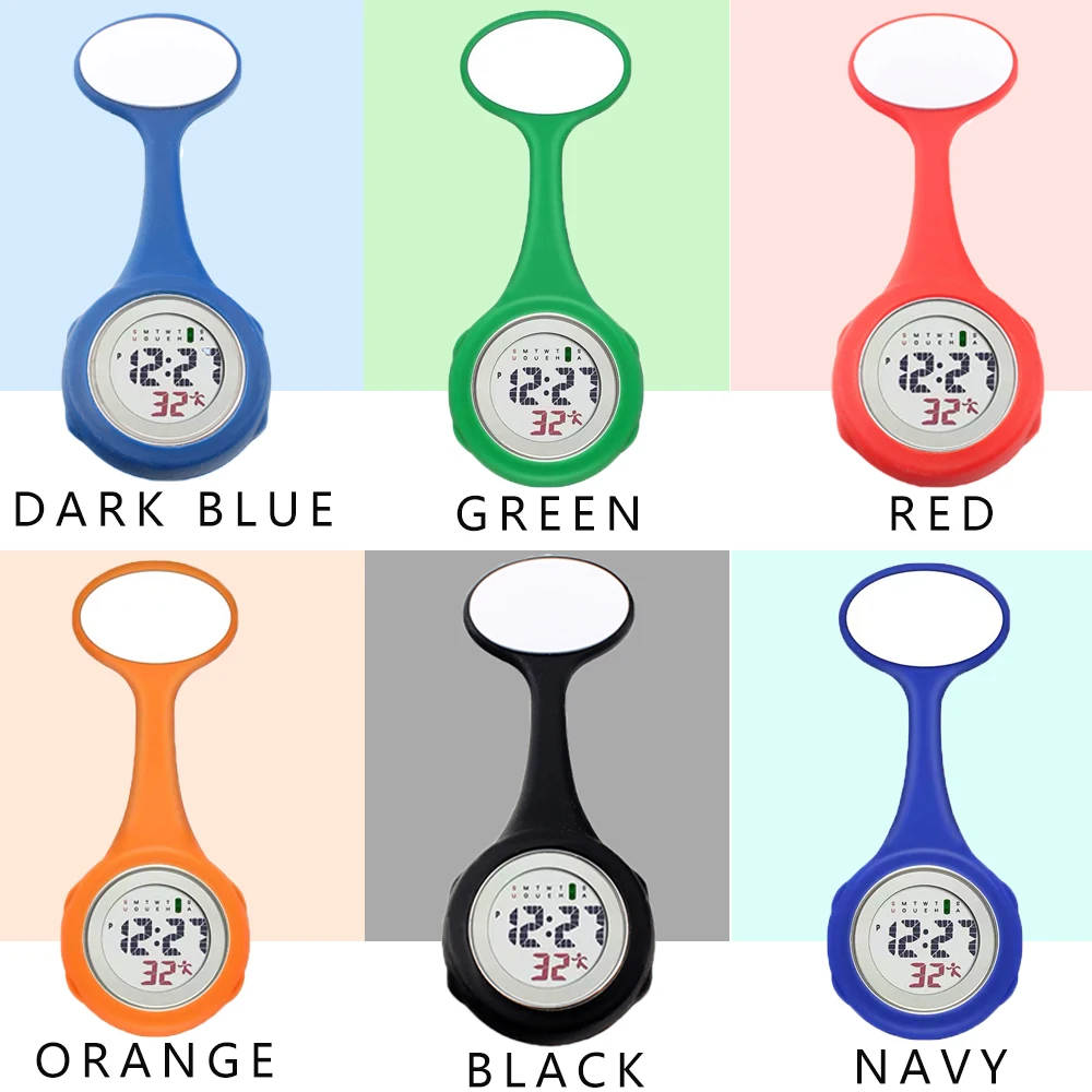 New Silicon Pocket Digital Nurse Watch Pendant Doctors Nurses Clasp Portable Quartz Fob Watches Students Supe Alarm Clock
New Silicon Pocket Digital Nurse Watch Pendant Doctors Nurses Clasp Portable Quartz Fob Watches Students Supe Alarm Clock