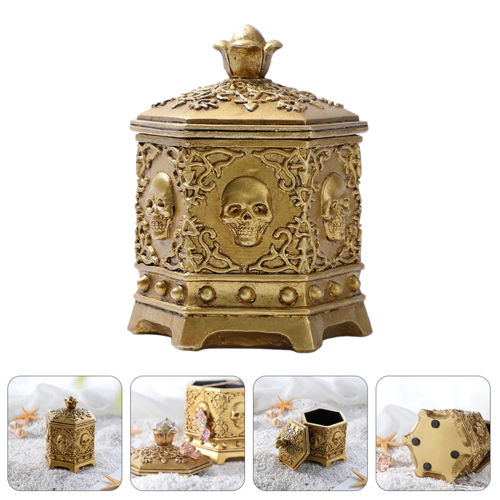 1pc Hexagonal Golden Jewelry Box Antique Storage Case Jewelry Box Treasure Storage Case
1pc Hexagonal Golden Jewelry Box Antique Storage Case Jewelry Box Treasure Storage Case