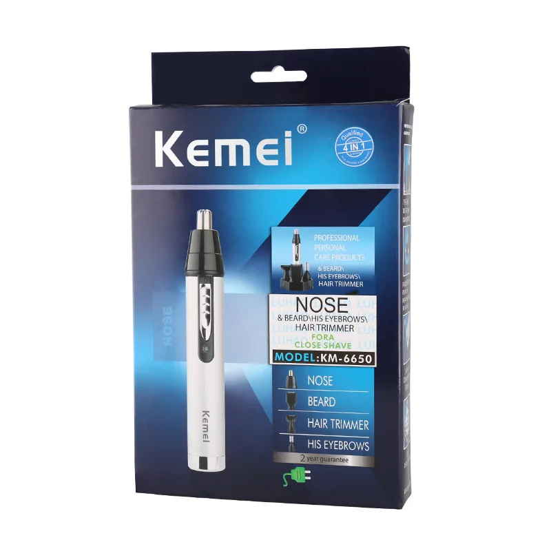Kemei 4 in 1 New Fashion Rechargeable Nose Beard Ear Eyebrow Hair Trimmer Safe Face Care Razor Clipper For Men
Kemei 4 in 1 New Fashion Rechargeable Nose Beard Ear Eyebrow Hair Trimmer Safe Face Care Razor Clipper For Men