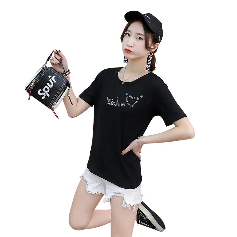 Summer Simple Casual Short-Sleeved T-Shirt Women's Pullover Loose Short Sleeves 3D Printed Letter Heart Cat Sports T-Shirts
Summer Simple Casual Short-Sleeved T-Shirt Women's Pullover Loose Short Sleeves 3D Printed Letter Heart Cat Sports T-Shirts