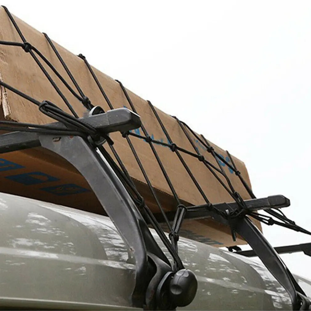 Car Luggage Rack Net Off-road Top Frame Net Pocket Fixed Net Cover Elastic Rubber Durable Net Rope Strap 90x90cm
Car Luggage Rack Net Off-road Top Frame Net Pocket Fixed Net Cover Elastic Rubber Durable Net Rope Strap 90x90cm