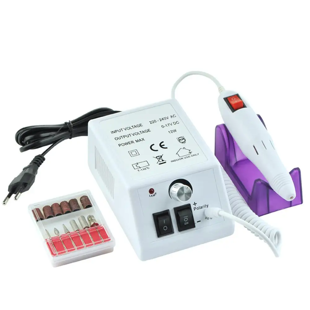 Electric Nail Drill Machine for Manicure Pedicure Pen Nail Drill Sanding File Bits Nail Art Gel Polish Remover Milling Cutter
Electric Nail Drill Machine for Manicure Pedicure Pen Nail Drill Sanding File Bits Nail Art Gel Polish Remover Milling Cutter