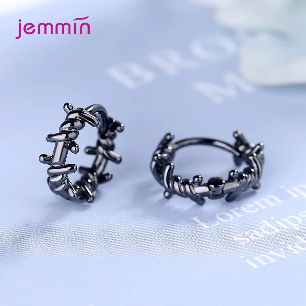925 Sterling Silver New Woman Fashion Jewelry High Quality Black Geometric Round Hoop Earrings Simple Retro Earrings Jewelry
925 Sterling Silver New Woman Fashion Jewelry High Quality Black Geometric Round Hoop Earrings Simple Retro Earrings Jewelry