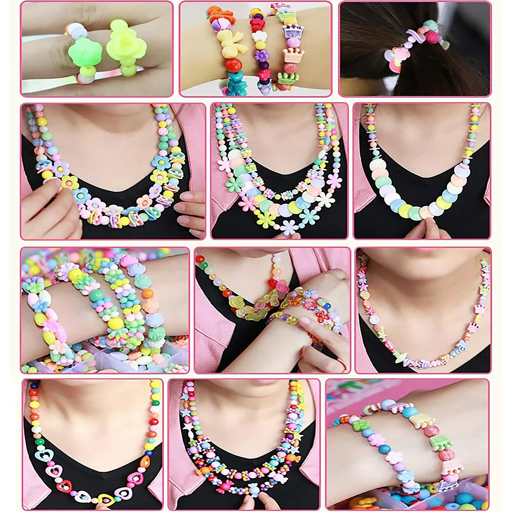 Kids Jewelry DIY Making Kit 24 Kinds Beads for Girls Toys Kids Bracelet Necklace Jewelry DIY Making Crafting Kit
Kids Jewelry DIY Making Kit 24 Kinds Beads for Girls Toys Kids Bracelet Necklace Jewelry DIY Making Crafting Kit