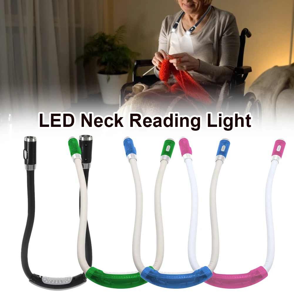 Creative LED Neck Light Hands Free Reading Lamp 3 Levels Brightness Flexible Arms For Reading Working Neck Wear For Dropshipping
Creative LED Neck Light Hands Free Reading Lamp 3 Levels Brightness Flexible Arms For Reading Working Neck Wear For Dropshipping