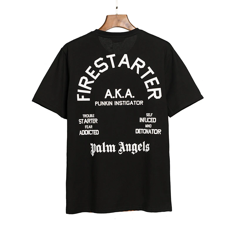 Palm Angels letter printing couple street hip-hop popular simple wild men and women short-sleeved T-shirt 54168498
Palm Angels letter printing couple street hip-hop popular simple wild men and women short-sleeved T-shirt 54168498