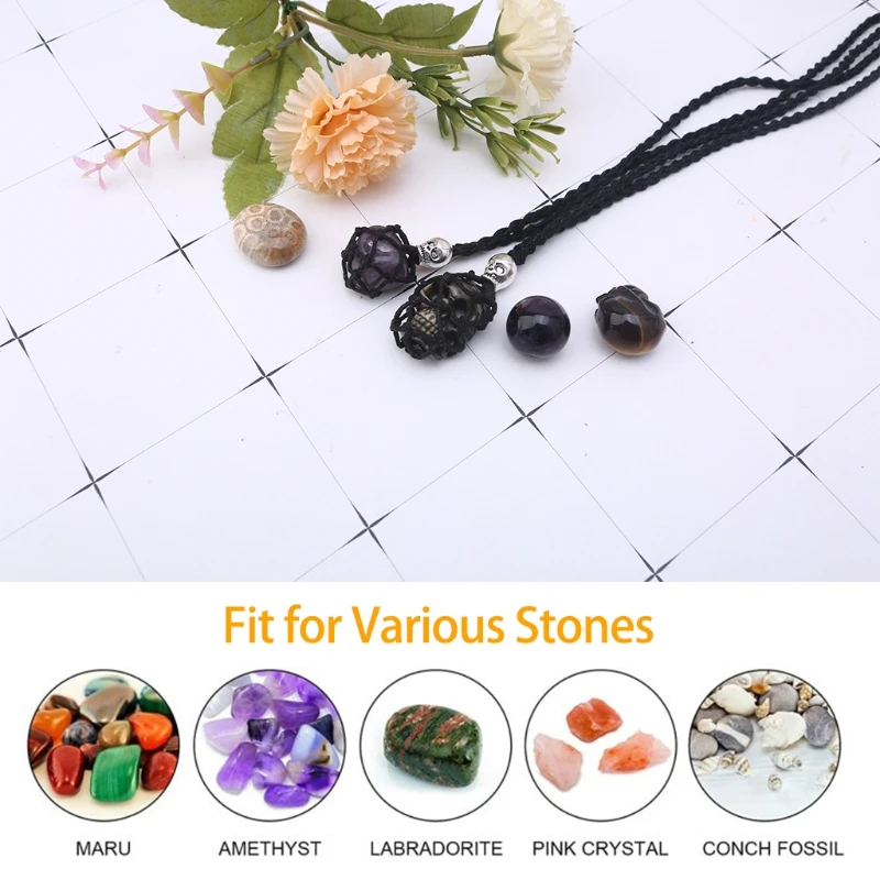 Necklace Cord Empty Stone Holder Necklace Holder Replacement Necklace Rope Cage Fish Netted Holder Necklace Cord
Necklace Cord Empty Stone Holder Necklace Holder Replacement Necklace Rope Cage Fish Netted Holder Necklace Cord