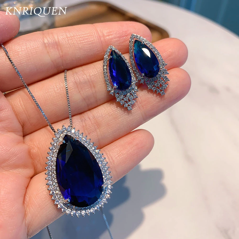 925 Sterling Silver Wedding Jewelry Sets for Girlfriend Vintage Tanzanite Gemstone Pendant Necklace Earrings Party Fine Jewelry
925 Sterling Silver Wedding Jewelry Sets for Girlfriend Vintage Tanzanite Gemstone Pendant Necklace Earrings Party Fine Jewelry