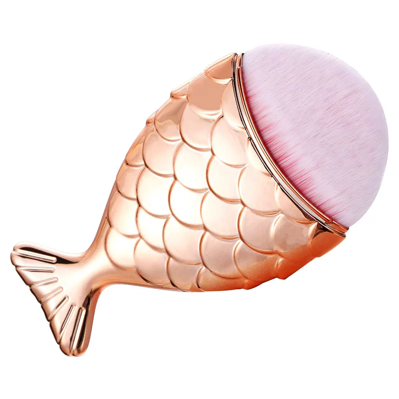 1Pcs Professional Mermaid Shape Makeup Brush Foundation Cosmetic Fish Brush Makeup Tools Kit Powder Face Blush Brush
1Pcs Professional Mermaid Shape Makeup Brush Foundation Cosmetic Fish Brush Makeup Tools Kit Powder Face Blush Brush