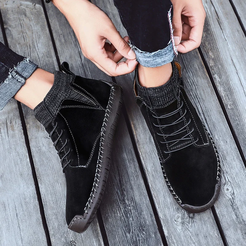 Casual Sneaker Mens Fashion Boots Shoes Men Sneakers 2020 Shoe Man Men's Leather For Black Work Boot Coturno Genuine
Casual Sneaker Mens Fashion Boots Shoes Men Sneakers 2020 Shoe Man Men's Leather For Black Work Boot Coturno Genuine