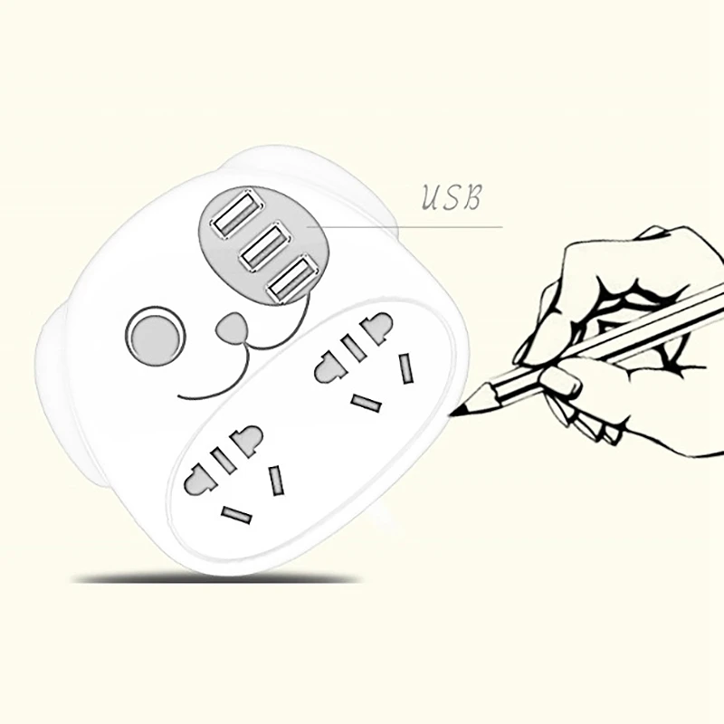Creative Cute Puppy Power Strip Extender with USB Fast Charging Timing Socket Power Board
Creative Cute Puppy Power Strip Extender with USB Fast Charging Timing Socket Power Board