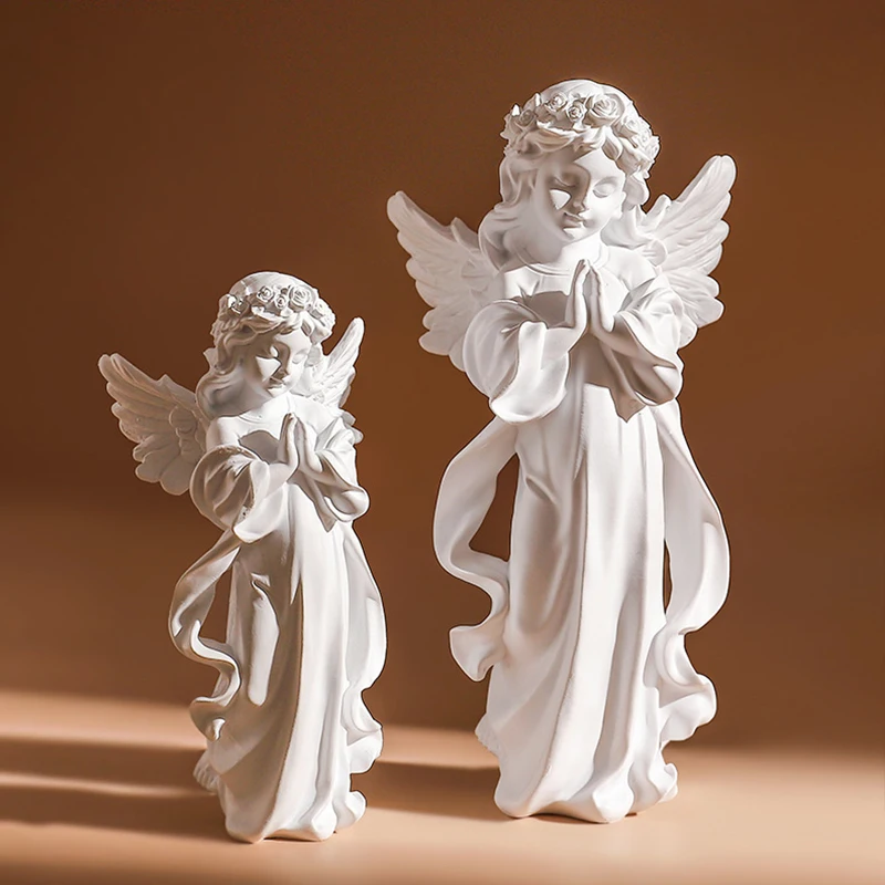 European Style White Angel Angel Hands Folded Ornaments Living Room Bedroom Porch Creative Resin Craft Ornaments Home Decoration
European Style White Angel Angel Hands Folded Ornaments Living Room Bedroom Porch Creative Resin Craft Ornaments Home Decoration