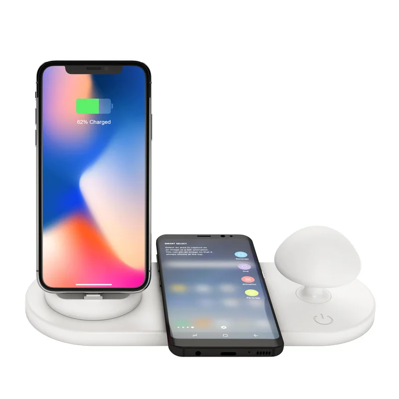 Беспроводное зарядное устройство Qi 3 в 1 для iPhone X XR Xs Max Smasung S8 S9 Plus | Мобильные