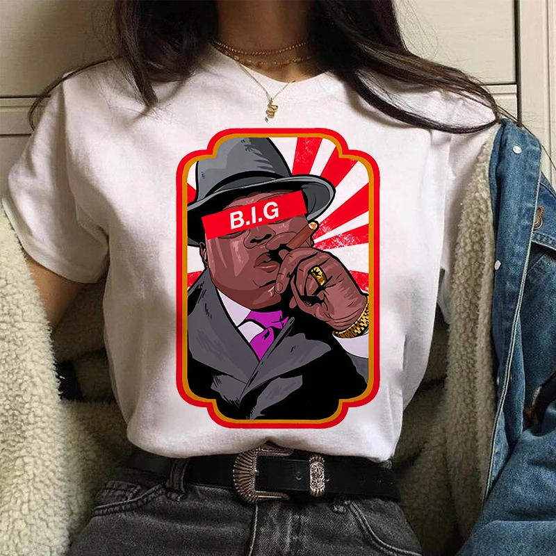 Biggie Streetwear Harajuku t shirt Top Soft Oversized Cotton Tee Female/Man T-Shirt Graphic Printed Casual Hip Hop Rapper
Biggie Streetwear Harajuku t shirt Top Soft Oversized Cotton Tee Female/Man T-Shirt Graphic Printed Casual Hip Hop Rapper