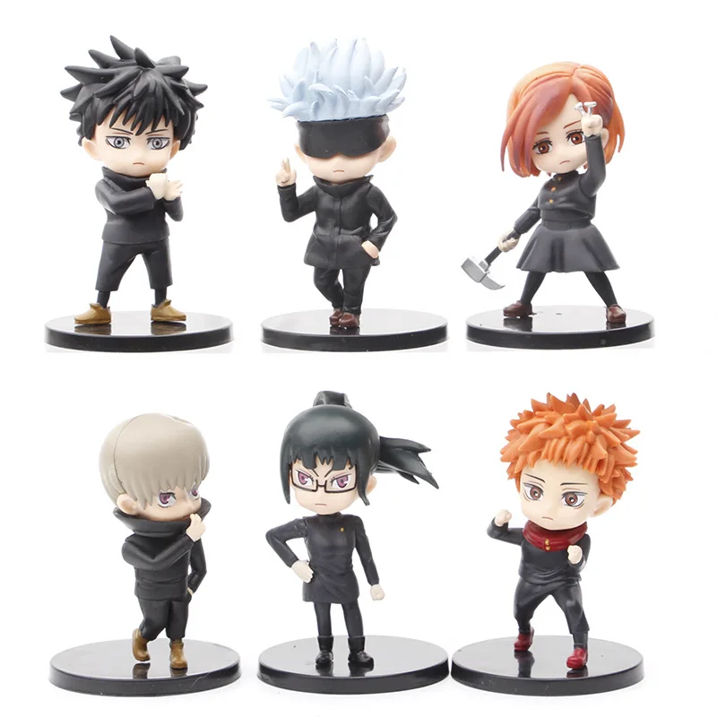6pcs/Set Q Ver Anime Jujutsu Kaisen Yuji Itadori Mysterious Megumi Gisaki Roses Gojo Satori Zenin Maki PVC Action Figure Kawaii
6pcs/Set Q Ver Anime Jujutsu Kaisen Yuji Itadori Mysterious Megumi Gisaki Roses Gojo Satori Zenin Maki PVC Action Figure Kawaii