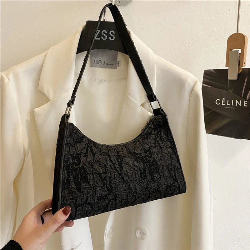 OIMG Handle Bag Women Retro Handbag PU Leather Shoulder Tote Underarm Vintage Top Handle Bag Female Small Subaxillary Bag Clutch
OIMG Handle Bag Women Retro Handbag PU Leather Shoulder Tote Underarm Vintage Top Handle Bag Female Small Subaxillary Bag Clutch