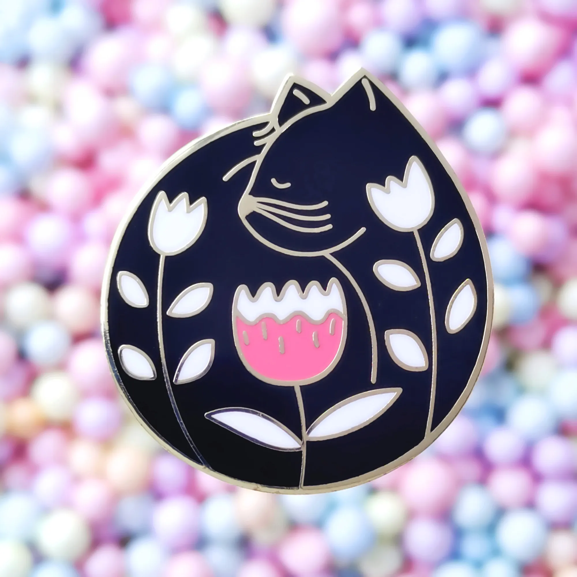 Kawaii Unique Funny Circle Flower Cat Hard Enamel Pin Cartoons Art Illustration Brooch Cute Black Cats Animal Badge Jewelry
Kawaii Unique Funny Circle Flower Cat Hard Enamel Pin Cartoons Art Illustration Brooch Cute Black Cats Animal Badge Jewelry