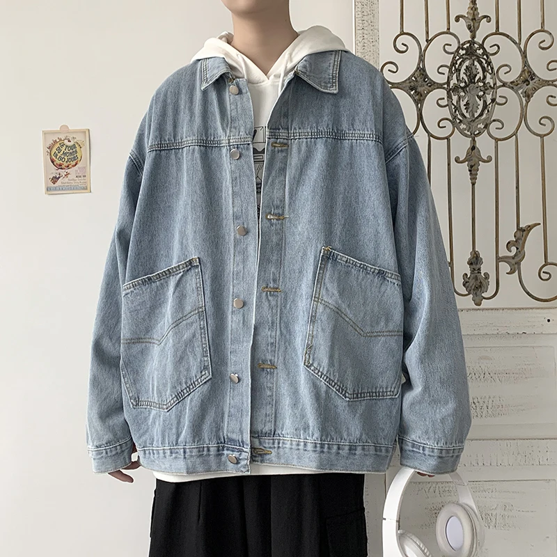 Новинка 2020, Мужская джинсовая куртка, модный топ в Корейском стиле для осени и зимы, модная брендовая Студенческая красивая куртка в гонконг...
Новинка 2020, Мужская джинсовая куртка, модный топ в Корейском стиле для осени и зимы, модная брендовая Студенческая красивая куртка в гонконг...