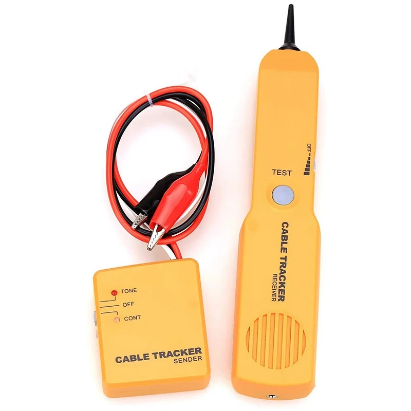 RJ11 Network Cable Tracker Line Finder Detector Tool (Yellow) Linefinder Test, Measure & Inspect
RJ11 Network Cable Tracker Line Finder Detector Tool (Yellow) Linefinder Test, Measure & Inspect