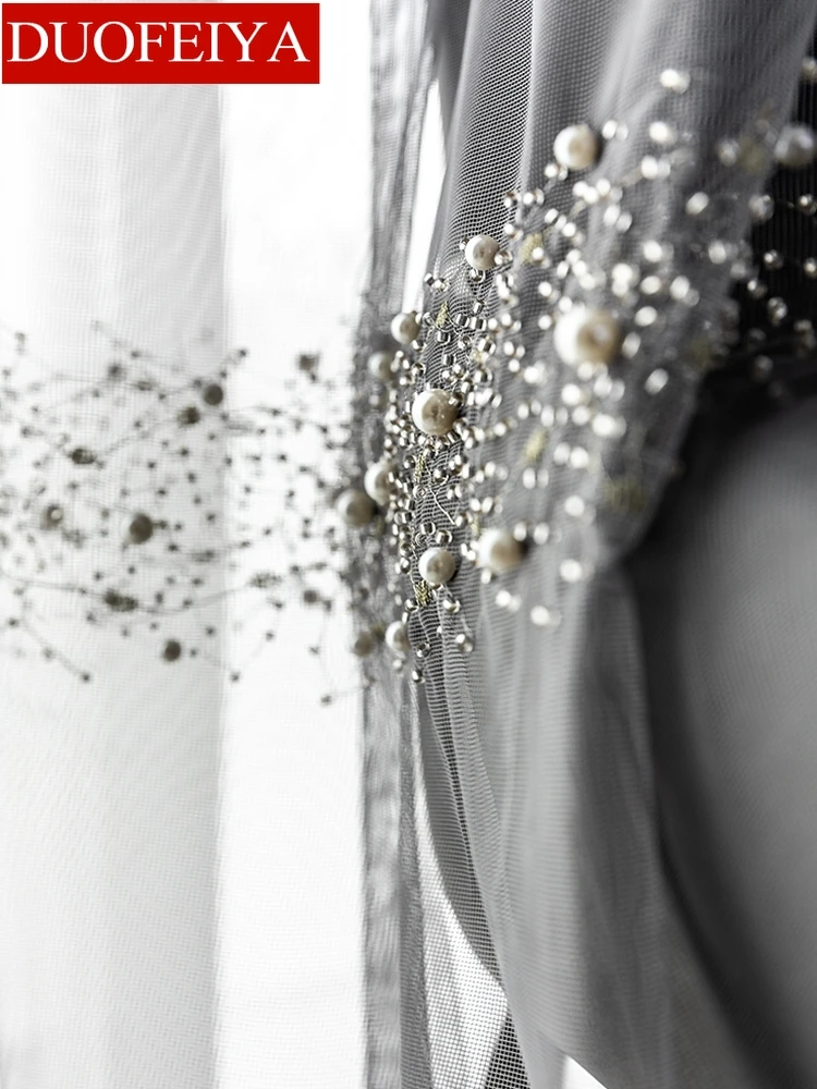 Customized White and Grey Starry Sky Nordic French Luxury Pearl Embroidered Curtain for Romantic Wedding Room
Customized White and Grey Starry Sky Nordic French Luxury Pearl Embroidered Curtain for Romantic Wedding Room