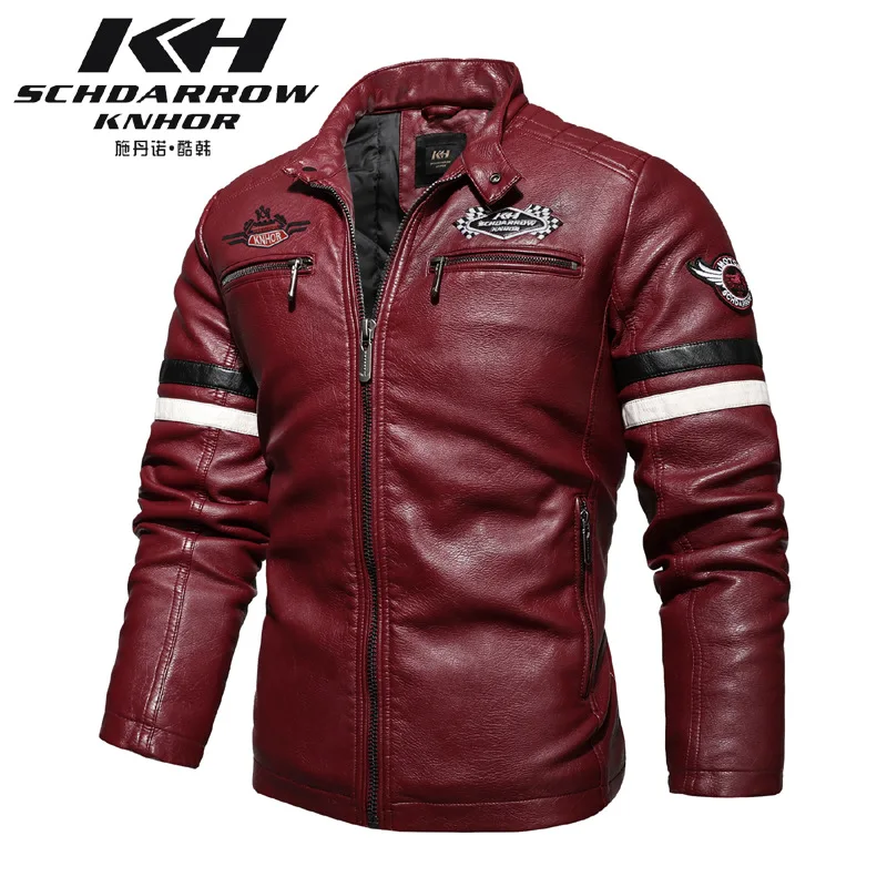 Autumn and winter men's leather clothes New Retro Leather Jacket trend high quality men's PU coat European and American nostalgi
Autumn and winter men's leather clothes New Retro Leather Jacket trend high quality men's PU coat European and American nostalgi