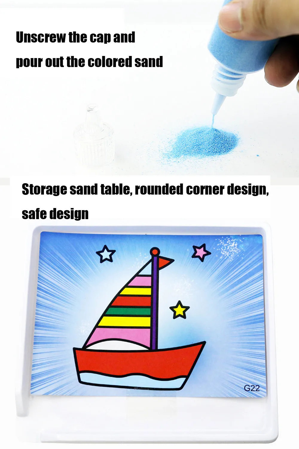 Sand Painting Kids Speelgoed Kids Crafts Juguetes Sand Art Painting Kit 12 Colors Scenic Sand Bottles with 12 Sheets Cards Toys
Sand Painting Kids Speelgoed Kids Crafts Juguetes Sand Art Painting Kit 12 Colors Scenic Sand Bottles with 12 Sheets Cards Toys