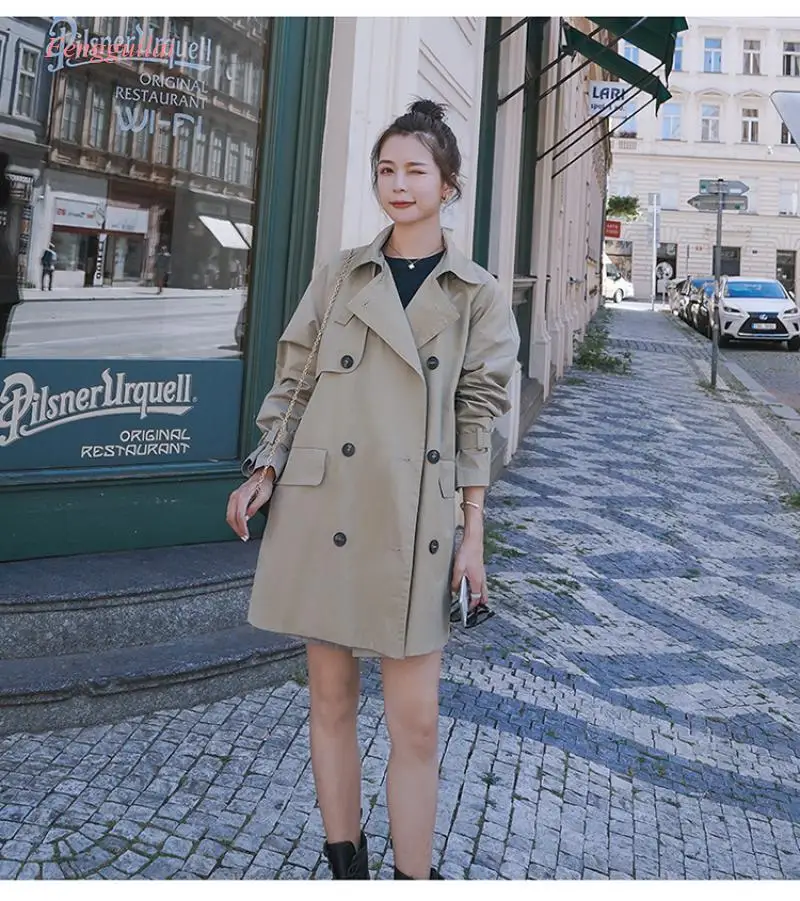 UK Brand new Fashion 2020 Fall /Autumn Casual Double breasted Simple Classic Long Trench coat with belt Chic Female windbreaker
UK Brand new Fashion 2020 Fall /Autumn Casual Double breasted Simple Classic Long Trench coat with belt Chic Female windbreaker