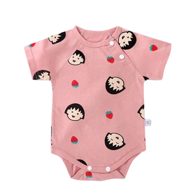 97BE Newborn Infant Baby Raglan Short Sleeve Bodysuit Cute Cartoon Print Cotton Onesies Romper Toddlers Buttons Summer Playsuit
97BE Newborn Infant Baby Raglan Short Sleeve Bodysuit Cute Cartoon Print Cotton Onesies Romper Toddlers Buttons Summer Playsuit