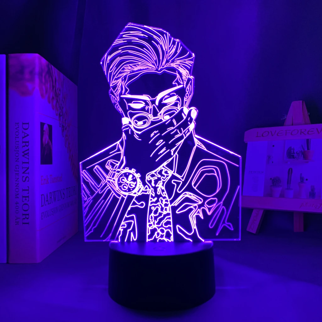 Anime 3d Lamp Kento Nanami Light Jujutsu Kaisen Led Night Light Color Changing Nightlight Beside Table Lamp for Birthday Gift
Anime 3d Lamp Kento Nanami Light Jujutsu Kaisen Led Night Light Color Changing Nightlight Beside Table Lamp for Birthday Gift
