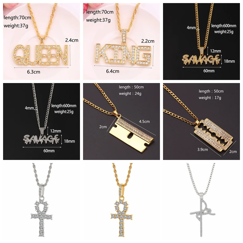 Hip Hop Chain Necklace Rock Iced Out Bling Pendant Gold Silver Color Chains Necklaces Jewelry For Women Men Rapper Accessories
Hip Hop Chain Necklace Rock Iced Out Bling Pendant Gold Silver Color Chains Necklaces Jewelry For Women Men Rapper Accessories