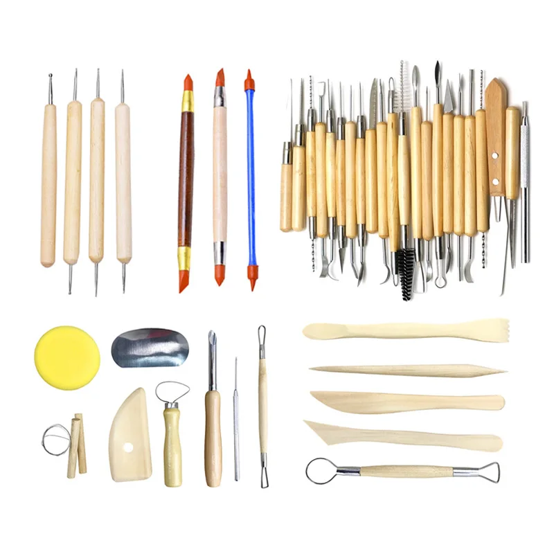 Hot 42pcs Clay Wooden Stainless Steel Carving Knife Tool Kits Slime Plastic Play Dough Tools Set Cutters Moulds Toy for children
Hot 42pcs Clay Wooden Stainless Steel Carving Knife Tool Kits Slime Plastic Play Dough Tools Set Cutters Moulds Toy for children