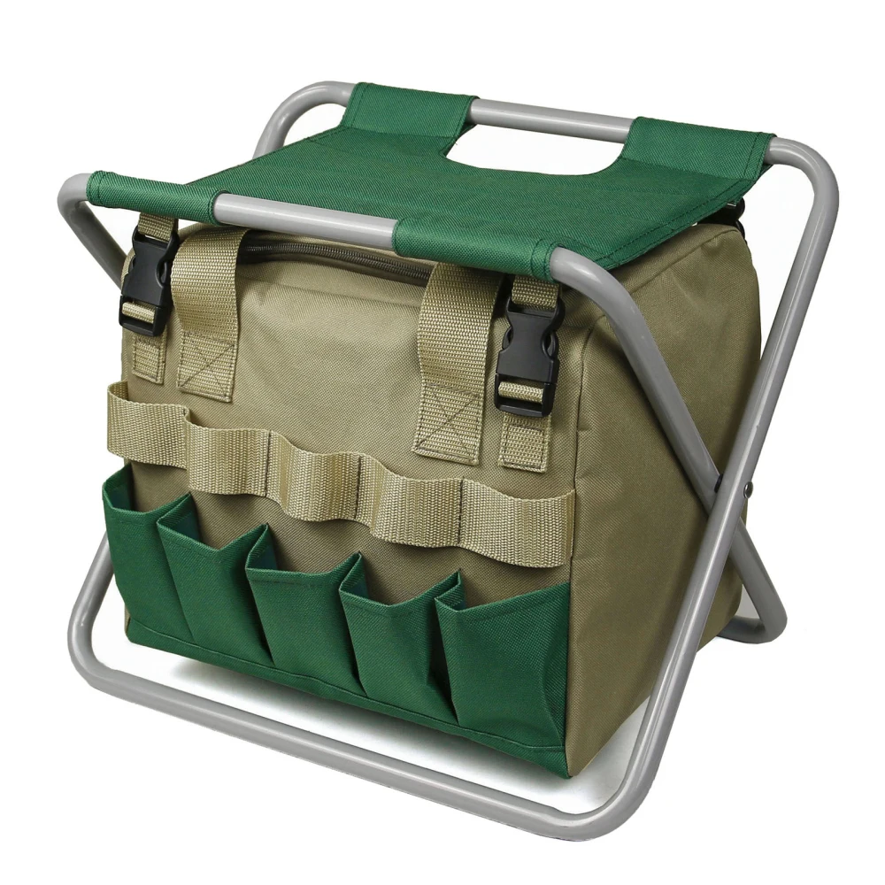 Camping Chair Beach Seat Detachable Tool Folding Stool Portable Hiking BBQ Gardener Bag Outdoor Iron Pipe Gardening Tools Set
Camping Chair Beach Seat Detachable Tool Folding Stool Portable Hiking BBQ Gardener Bag Outdoor Iron Pipe Gardening Tools Set