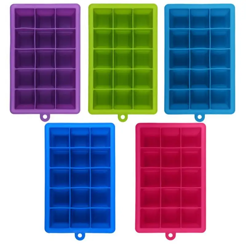 15 Grids Ice Cube Tray Silicone Fruit Ice Cube Maker DIY Creative Small Ice Cube Mold Square Shape Kitchen Accessories
15 Grids Ice Cube Tray Silicone Fruit Ice Cube Maker DIY Creative Small Ice Cube Mold Square Shape Kitchen Accessories