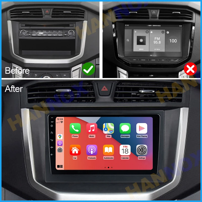 HANNOX For MAXUS T60 2017-2021 9inch Android Car Radio Multimedia Video Player Navigation GPS Support Mirror Link Camera WIFI
HANNOX For MAXUS T60 2017-2021 9inch Android Car Radio Multimedia Video Player Navigation GPS Support Mirror Link Camera WIFI