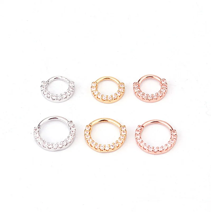 New 1PC Stainless Steel Septum Clicker Hoop Ring Nose Labret Ear Tragus Cartilage Daith Helix Stud Body Piercing Jewelry
New 1PC Stainless Steel Septum Clicker Hoop Ring Nose Labret Ear Tragus Cartilage Daith Helix Stud Body Piercing Jewelry