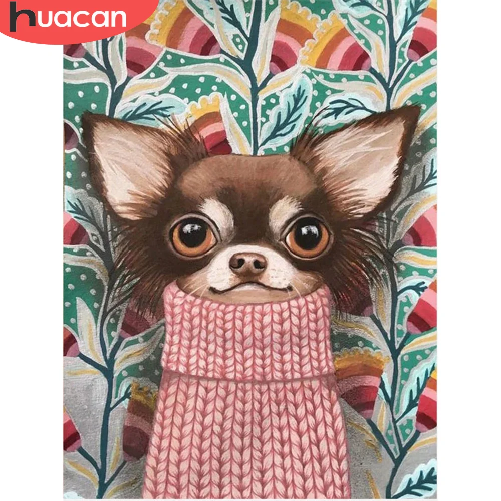 HUACAN Diamond Embroidery Animal Cross Stitch Diamond Painting Dog Full Square Round New Arrival Mosaic Children's Room Decor
HUACAN Diamond Embroidery Animal Cross Stitch Diamond Painting Dog Full Square Round New Arrival Mosaic Children's Room Decor