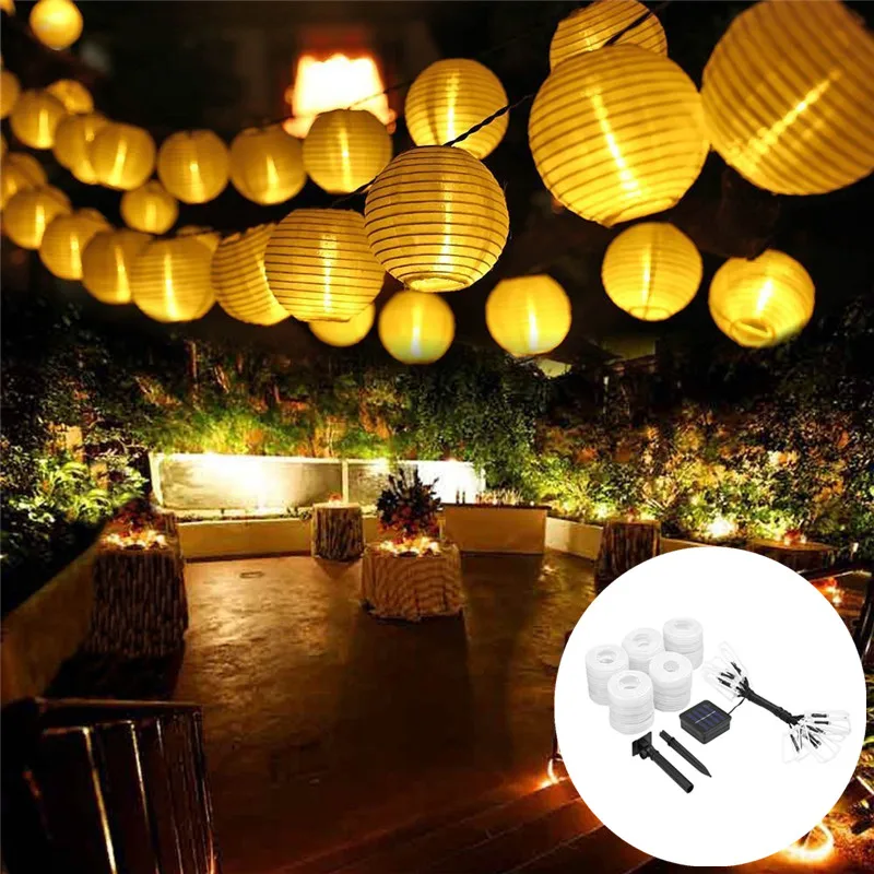 Solar String Lamps for Garden Waterproof Outdoor Lighting 5M 7M Lantern Xmas Holiday Christmas Decoration Fairy Solar Led Lights
Solar String Lamps for Garden Waterproof Outdoor Lighting 5M 7M Lantern Xmas Holiday Christmas Decoration Fairy Solar Led Lights
