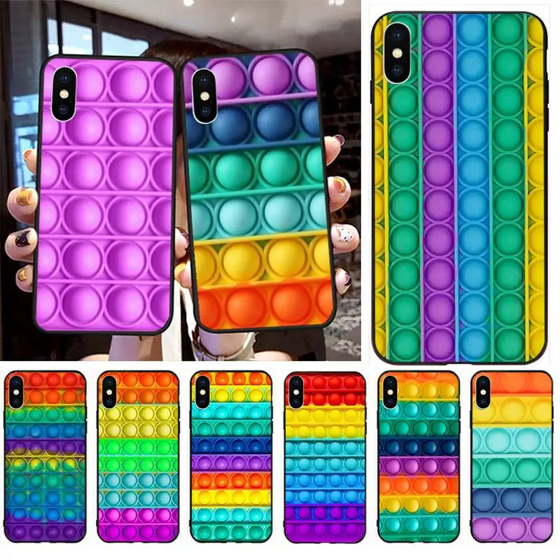 Bubble Fidget Reliver Stress Phone Case Silicone Cover for Iphone 5 5s se 6 6s 7 8 11 12 X Xs Xr Pro Plus Max Mini
Bubble Fidget Reliver Stress Phone Case Silicone Cover for Iphone 5 5s se 6 6s 7 8 11 12 X Xs Xr Pro Plus Max Mini