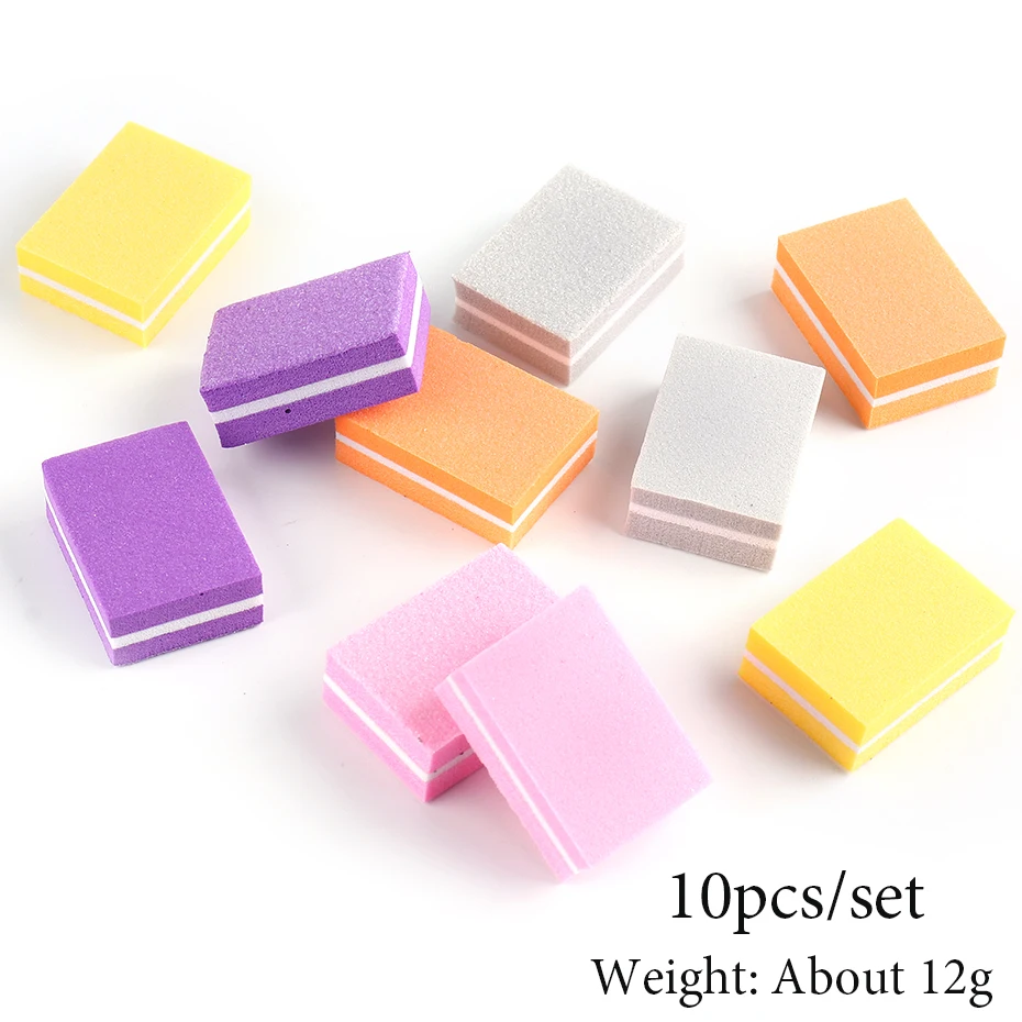 10Pcs/set Mini Yellow Gray Nail Art Sanding Sponge Double-Sided Buffer Block Fingernail Grinding Polishing DIY Nail File GL1824
10Pcs/set Mini Yellow Gray Nail Art Sanding Sponge Double-Sided Buffer Block Fingernail Grinding Polishing DIY Nail File GL1824