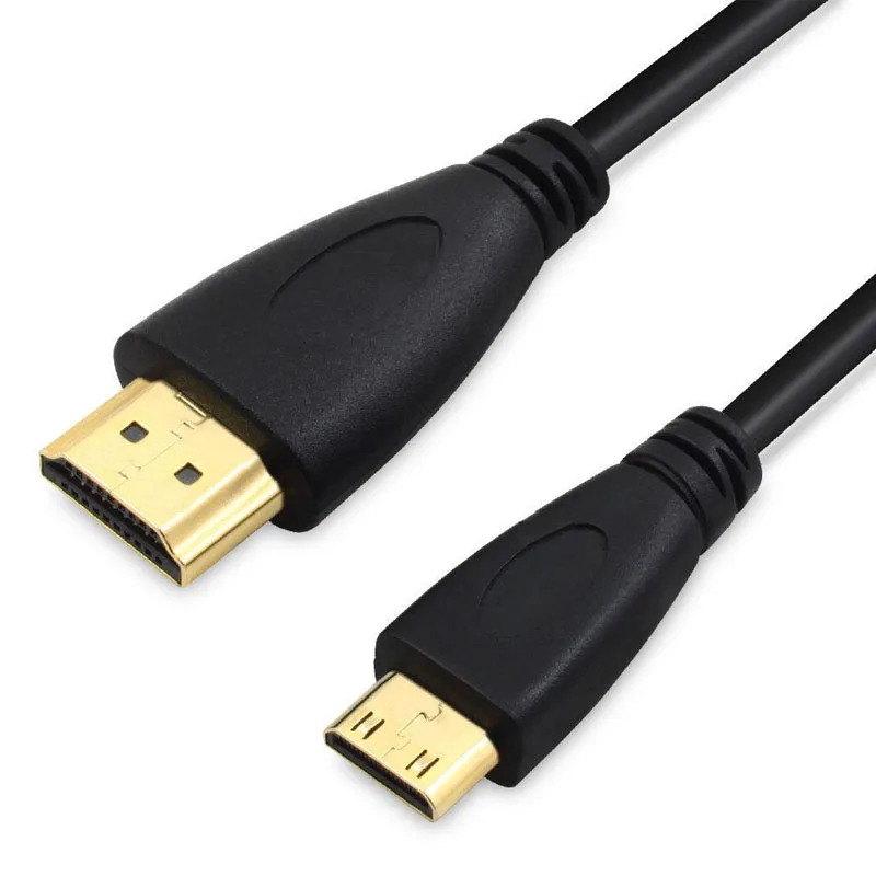 1.5m MINI HDMI-compatible Cable High Speed Gold Plated Plug Male-Male 1.4 Version 1080P 3D for HD TV XBOX PS3 Computer | Электроника