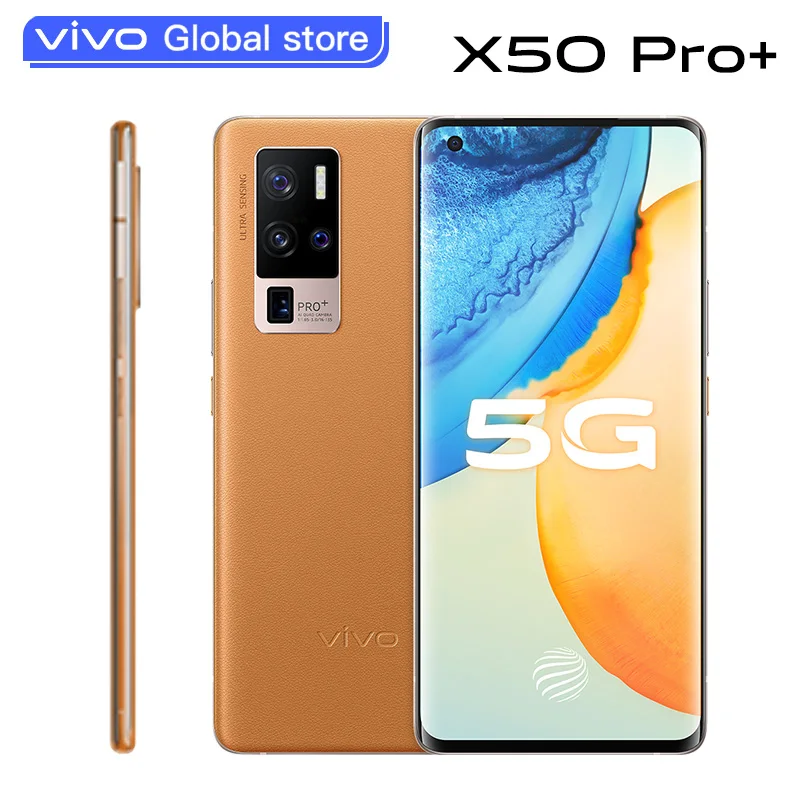 Оригинальный vivo X50 Pro + 8 Гб 128 ГБ 5G Смартфон Snapdragon 865 120 Гц частота обновления Celular 4350