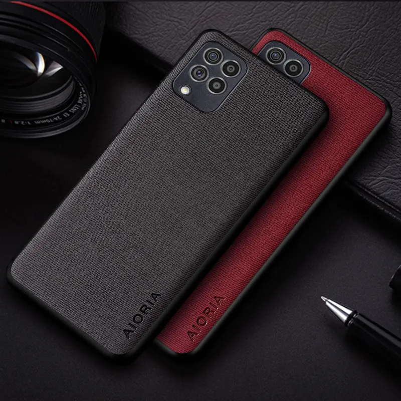 Case for Samsung Galaxy F62 M62 coque fashion simple design solid color textile Leather shockproof protective Back Cover funda
Case for Samsung Galaxy F62 M62 coque fashion simple design solid color textile Leather shockproof protective Back Cover funda